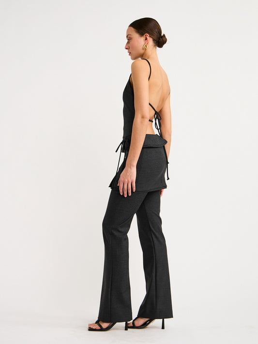 Bec and Bridge Tali Flared Pant in Check