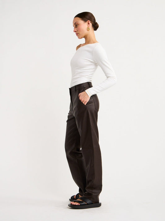 Elka Collective Bri Pant in Chocolate