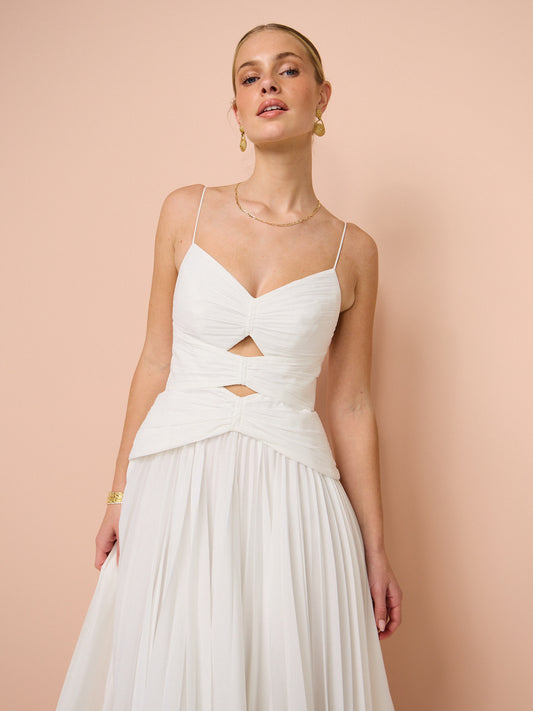 Acler Marley Maxi Dress in Ivory