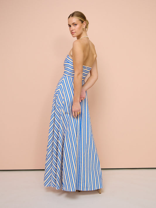 Aston Studio Hazel Dress in Sapphire/Antique