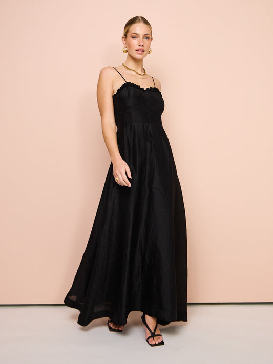 Aston Studio Raquel Dress in Nero