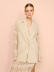 Bec and Bridge Lyra Blazer in Bone