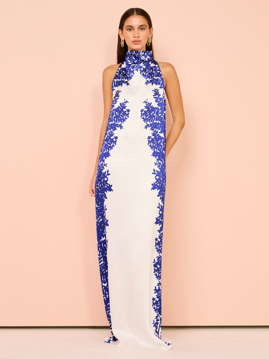 Camilla and Marc Cassia Dress in Cassia Blue Print Coco & Lola Camilla and Marc Cassia Dress in Cassia Blue Print Coco & Lola