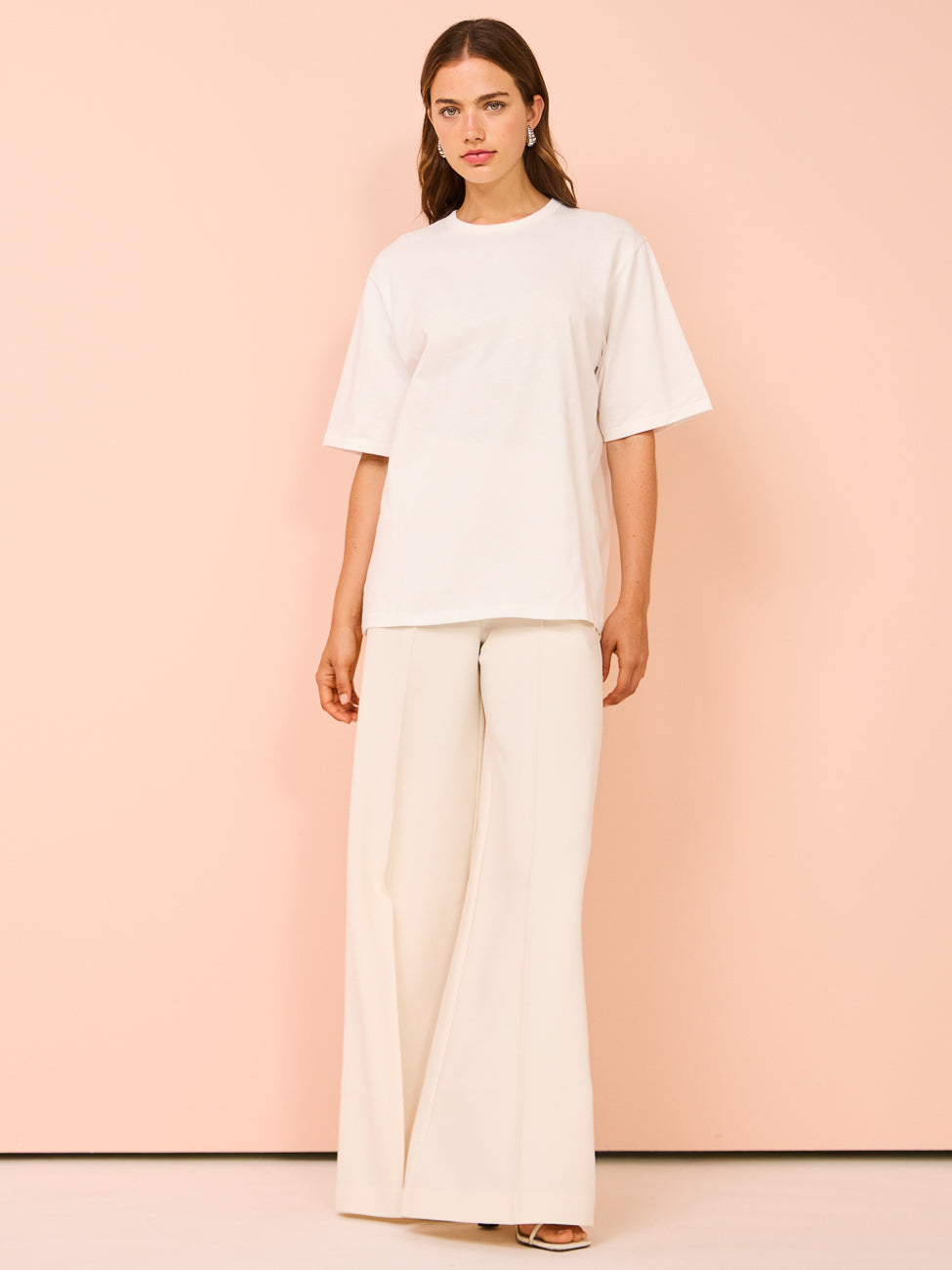 Camilla and Marc Sindra Embroidered Tee in Soft White – Coco