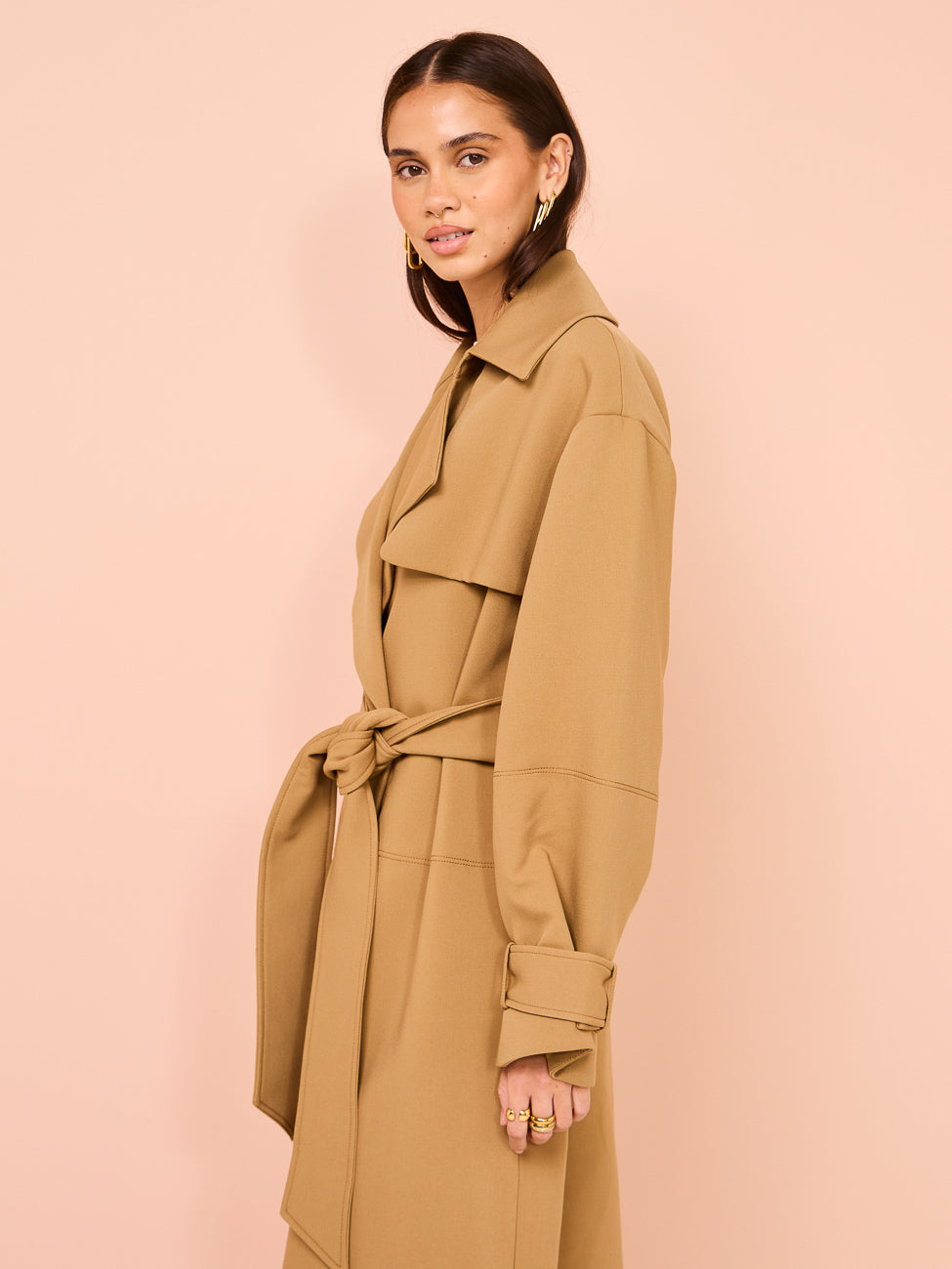 Camilla and Marc Mackinley Trench Coat in Camel Coco Lola