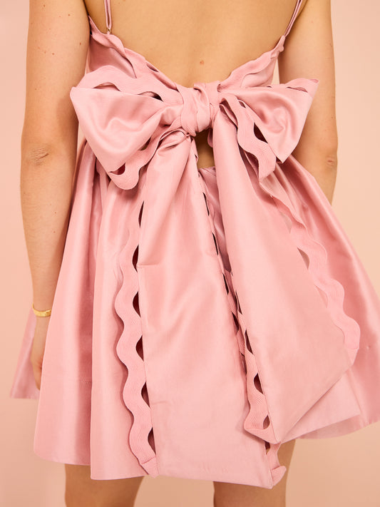 Clea Kalina Mini Dress in Cloud Pink