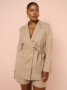Elka Collective Paterson Blazer in Latte