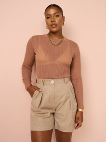 Elka Collective Paterson Short in Latte