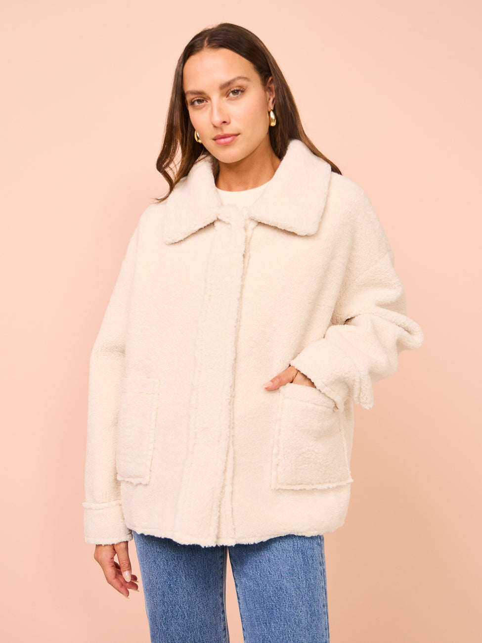 Friends with Frank The Mimi Jacket in Cream