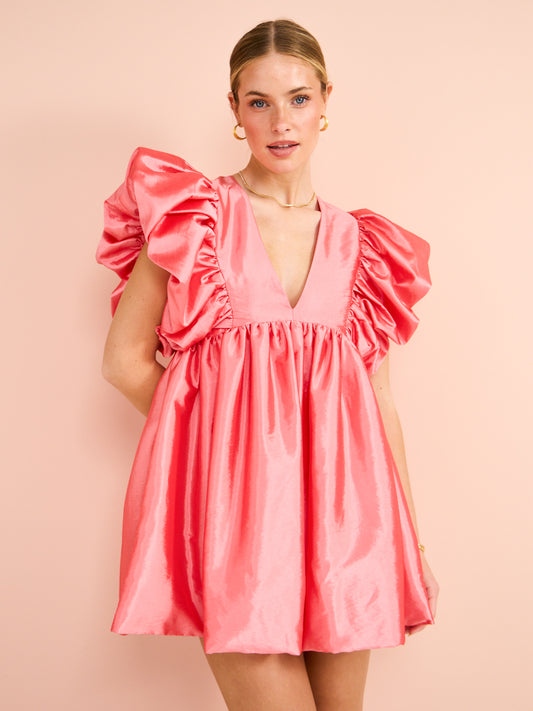 Hansen and Gretel Cosmo Dress in Watermelon