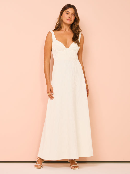 cupped maxi dress Cupped Poplin Maxi Dress