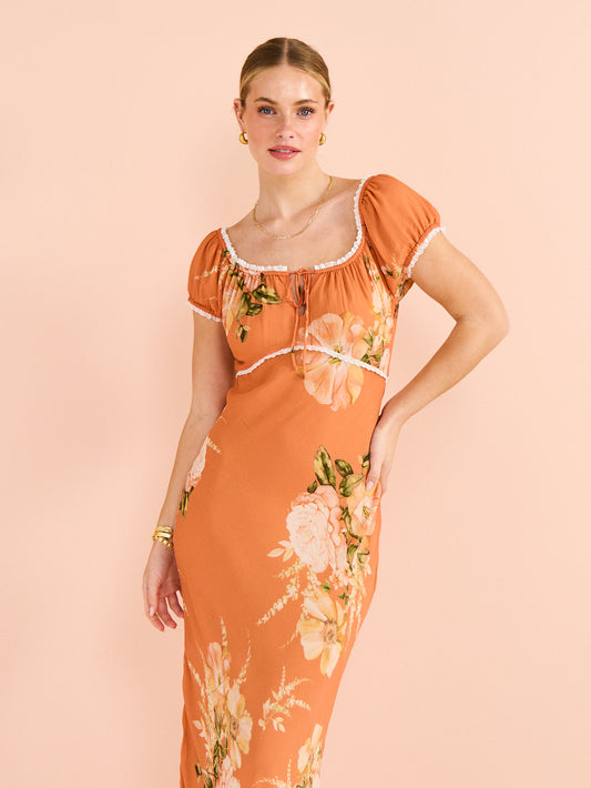 Isabelle Quinn Hallie Maxi Dress in Magnolia