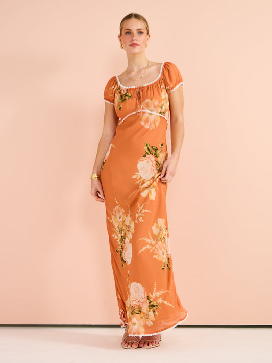 Isabelle Quinn Hallie Maxi Dress in Magnolia