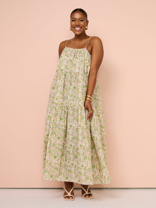 Kinney Sunday Billow Dress in Flora Bloom
