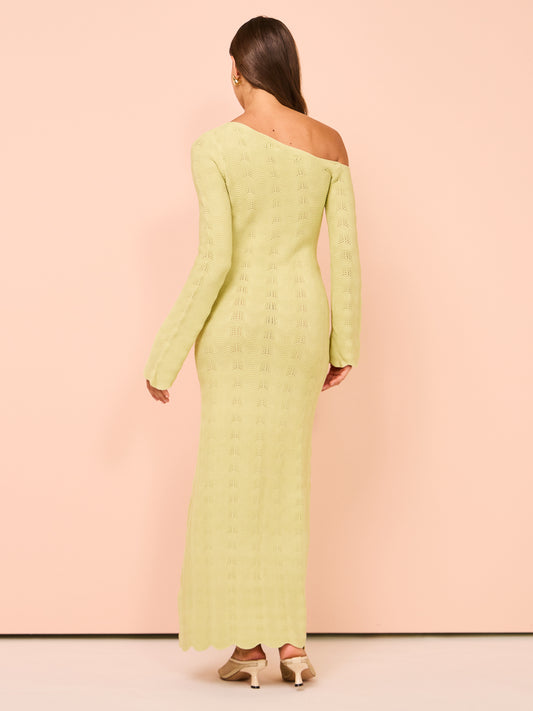 Mon Renn Waves Midi Dress in Green Coco & Lola Mon Renn Waves Midi Dress in Green Coco & Lola