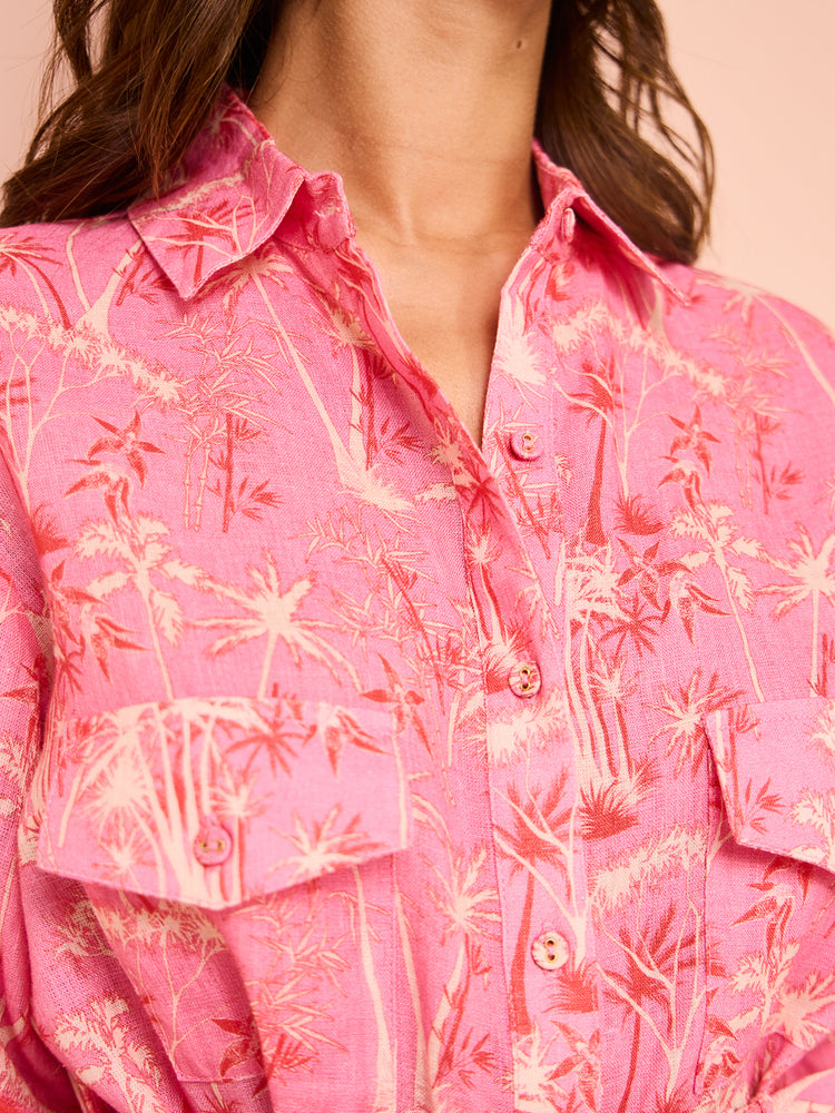 Michola Dress in Coastal Palm main image 1