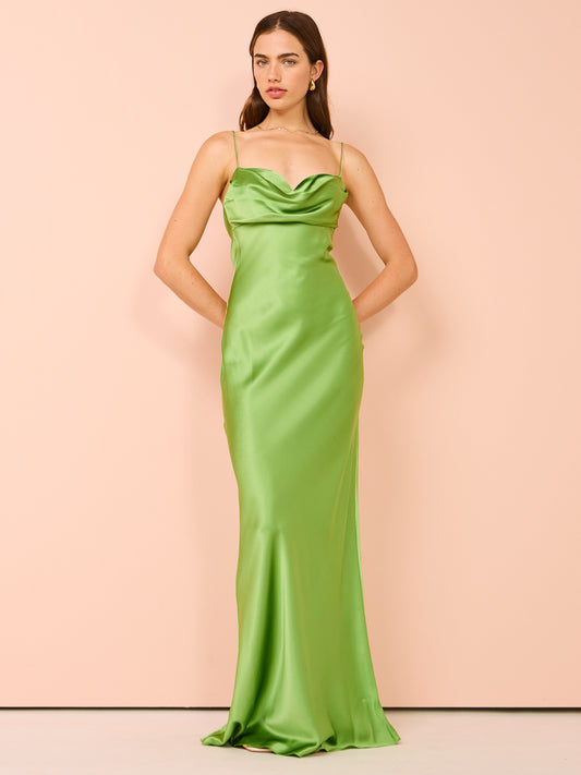 Rachel Gilbert Skye Gown in Green Coco & Lola Rachel Gilbert Skye Gown in Green Coco & Lola