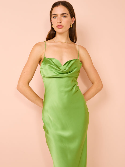 Rachel Gilbert Skye Gown in Green Coco & Lola Rachel Gilbert Skye Gown in Green Coco & Lola
