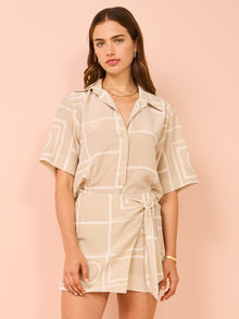 Bec & Bridge Salama S/S Shirt in Checkers