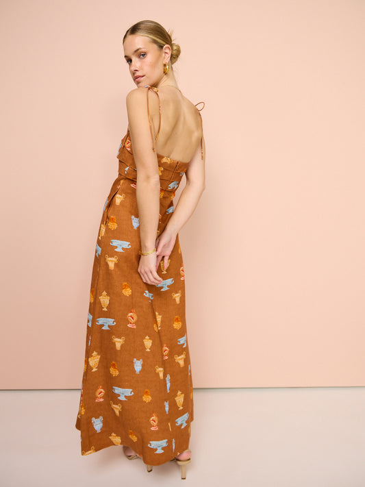 Roame Atlas Dress in Ceramica Desert