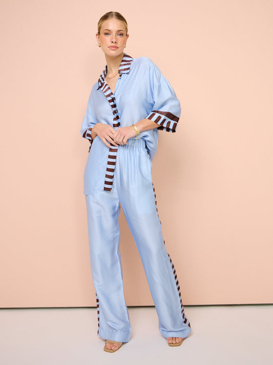 Romy Waterfront Pant in Waterfront Print