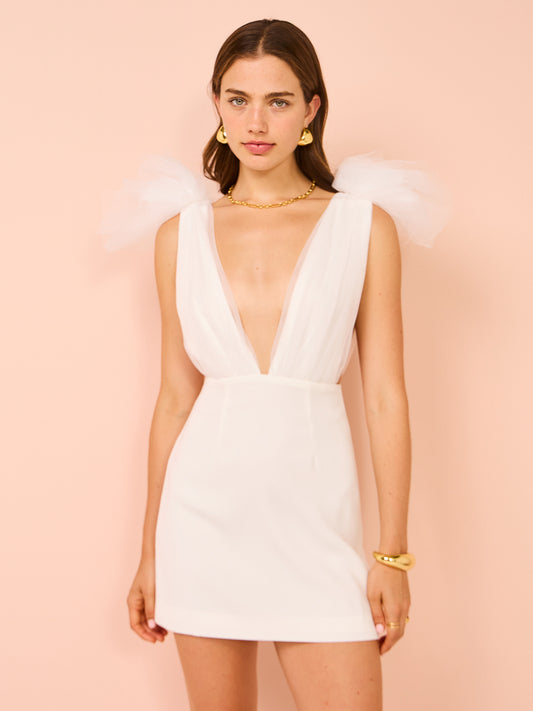 Sonya Como Mini Dresss in White