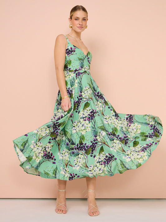Sonya Verona Dress in Fiori Di Sambuco