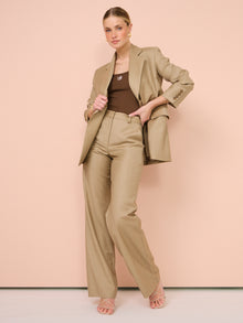 Viktoria & Woods Macleod Wool Trouser in Pin Check