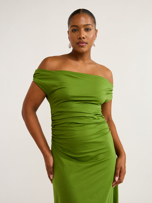 Dominique Healy Vera Maxi Dress in Fern