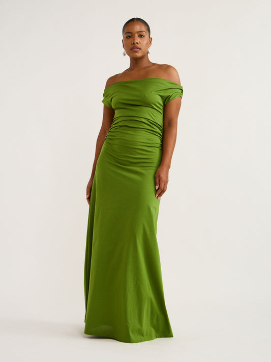 Dominique Healy Vera Maxi Dress in Fern