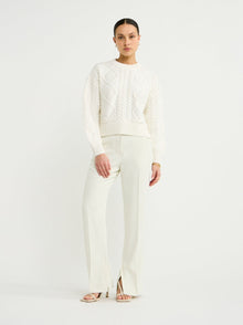 Elka Collective Frida Pant in Ivory