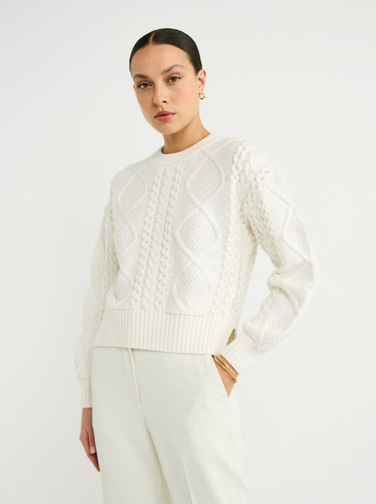 Elka Collective Linnea Knit in Ivory