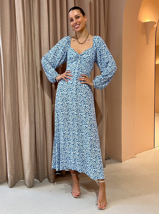 Faithfull the Brand Yuliana Midi Dress in Elka Floral Coco & Lola Faithfull the Brand Yuliana Midi Dress in Elka Floral Coco & Lola