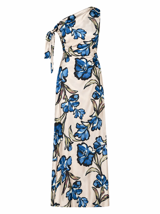 By Nicola Hayley Tie Maxi Dress in Waikiki Floral