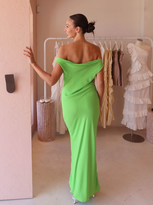 One Of Others Laine Dress in Vivid Green Coco & Lola One Of Others Laine Dress in Vivid Green Coco & Lola