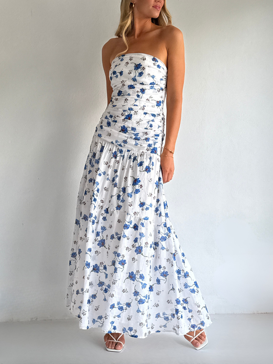 Issy Isles Maxi Dress in Blue Bell
