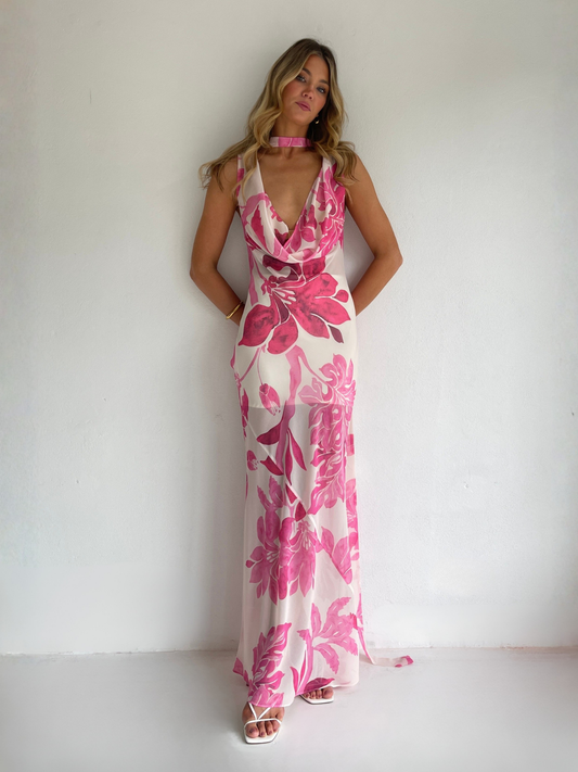 By Nicola Juno Maxi Dress in Potpourri