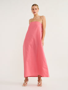 Kinney Fleur Dress in Strawberry