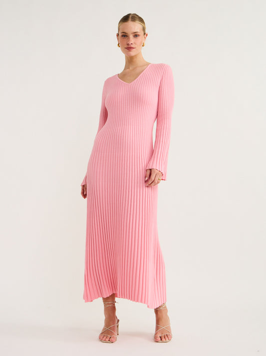 Kinney Lani Knit Dress in Strawberry