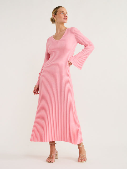 Kinney Lani Knit Dress in Strawberry