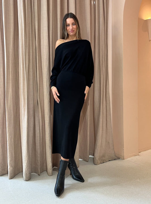 Manning Cartell Push & Pull Knit Dress in Black Coco & Lola Manning Cartell Push & Pull Knit Dress in Black Coco & Lola