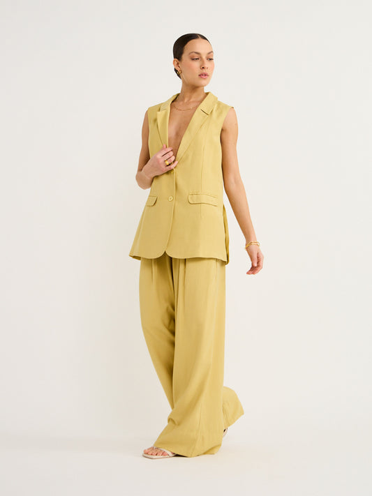 Mon Renn Tidal Pant in Wheat