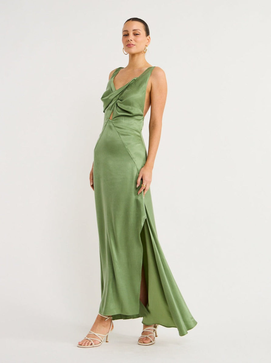 One Fell Swoop Alessandra Dress in Eucalyptus – Coco & Lola