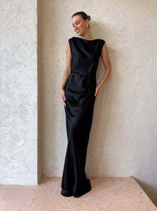 Rumer Iluka Maxi Dress in Black
