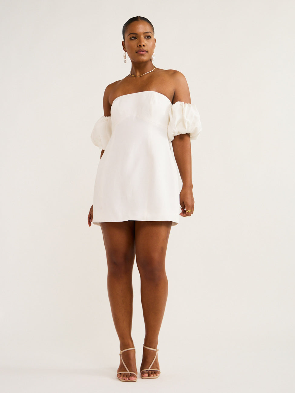 Shona joy puff sleeve mini dress sale