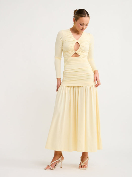 Significant Other Avah Maxi Dress in Buttermilk