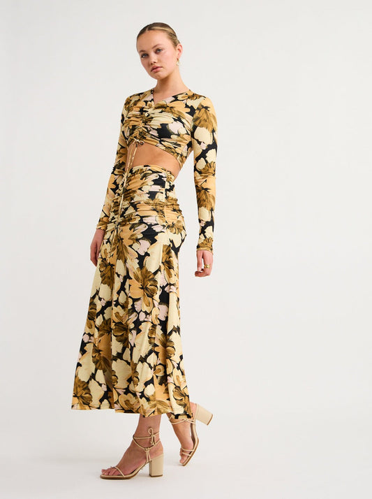 Significant Other Avah Skirt in Dark Painterly