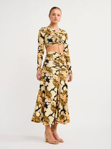 Significant Other Avah Skirt in Dark Painterly