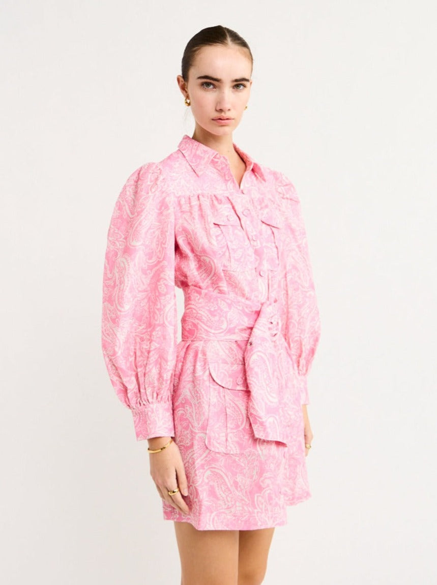 Steele Isabella Dress in Pink Paisley – Coco & Lola