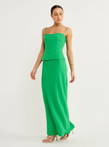 Viktoria & Woods Hillcrest Skirt in Kelly Green